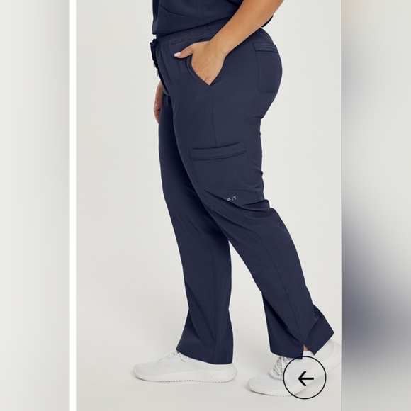 White Cross  Fit 373 - NAVY CARGO SCRUB PANTS - Picture 4 of 7